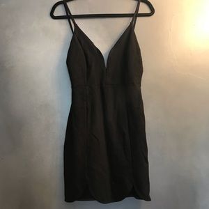 Black mini dress